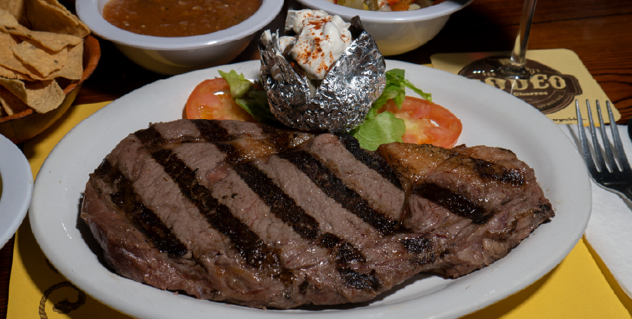 Rib Eye en Rodeo Los Charros